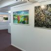 Jill Howie's 'A Tad Wet' and Sunshee Shin's 'Winter leaves, Central Otago'